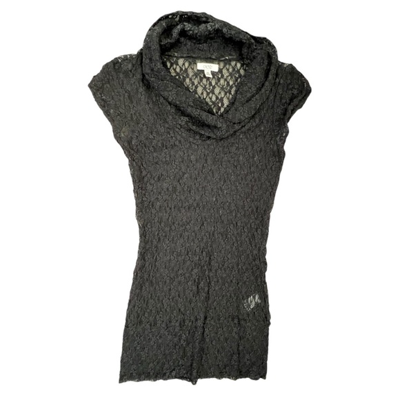 Cache Black Lace Top - Picture 6 of 11